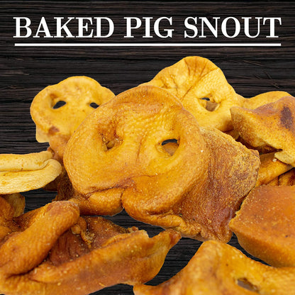 USA Jumbo Pig Snouts - Single Ingredient All Natural Pork Chews