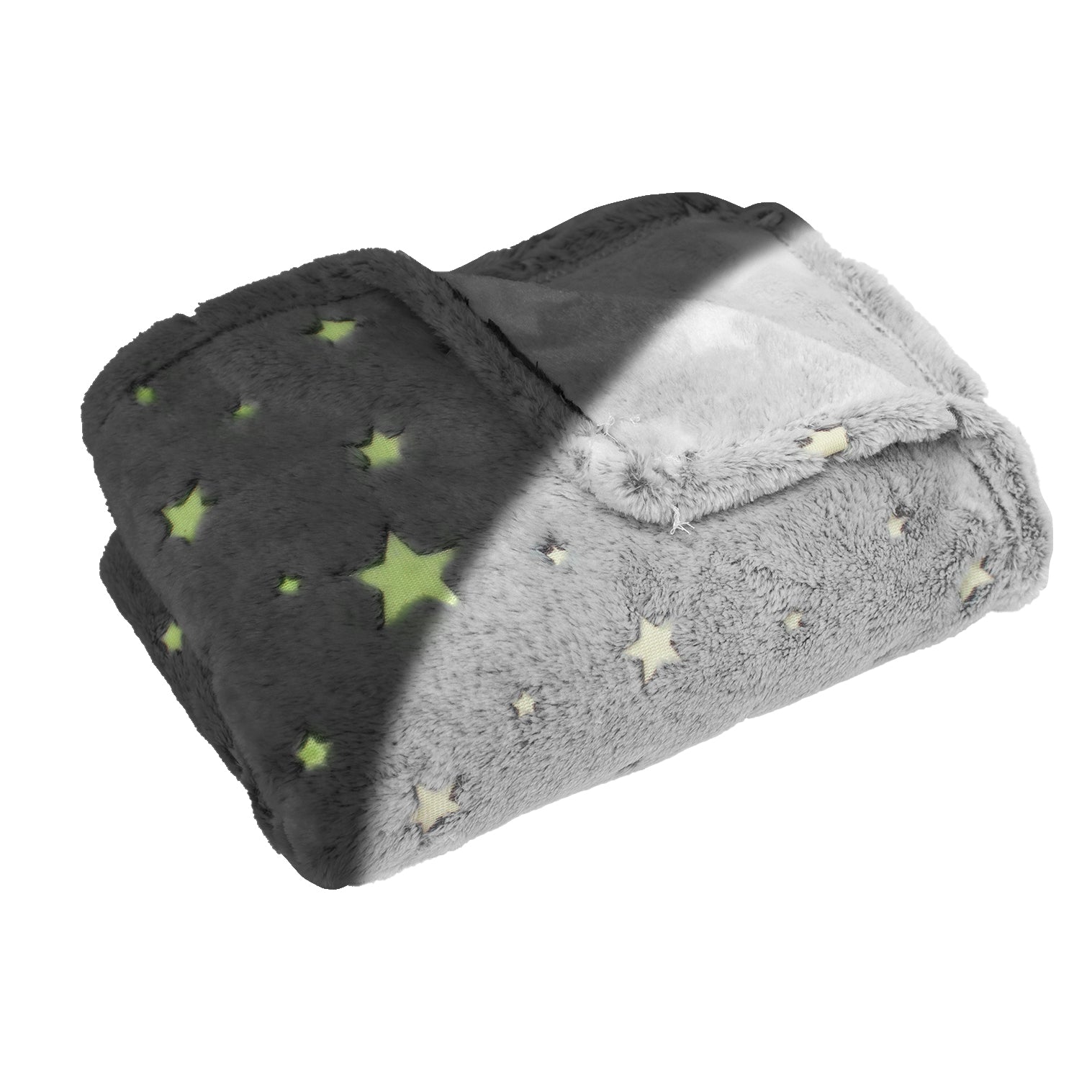 Premium Glow in The Dark Soft Plush Pet Blanket, Thick Washable