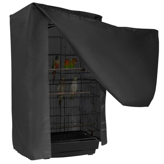 Universal Removable Bird Cage Cover Breathable Privacy Light Shield for Small Medium & Large Cages Skirt with Comfort Handles