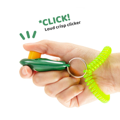 Big Button Training Clickers with Wrist Band