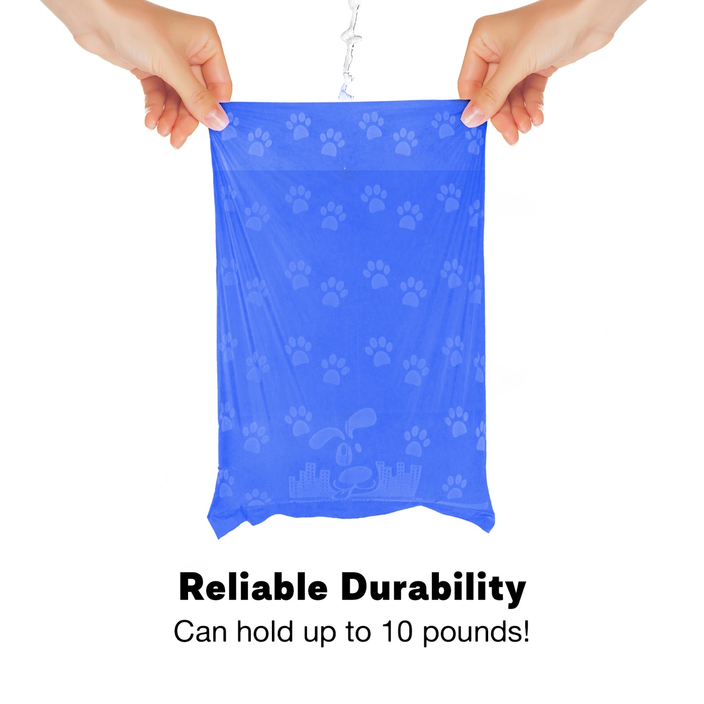 Dog Poop Bags with Dispenser - Rainbow Paws Bags - Multi-Pack Options