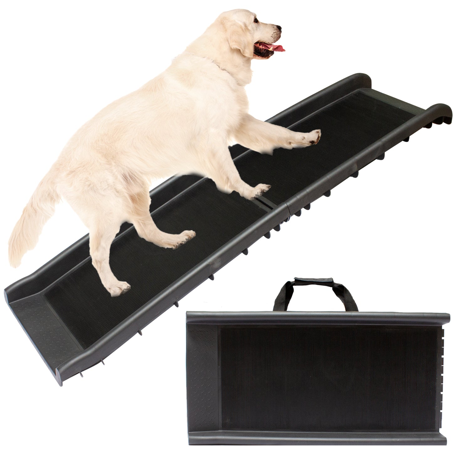 Foldable Ramp for Dogs - Safe Pet Travel Ramp - Multi-Material Options
