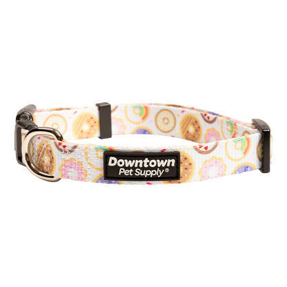 Dog Collar with Premium Nickel Plated D-ring - Multi-Size and Style