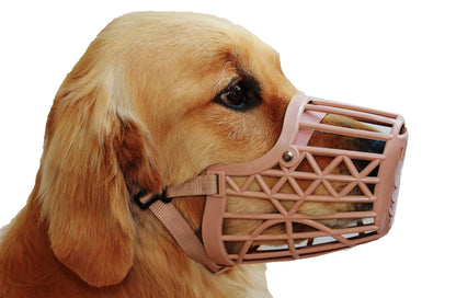 Dog Muzzle with Adjustable Strap - Multi-Pack and Color Options