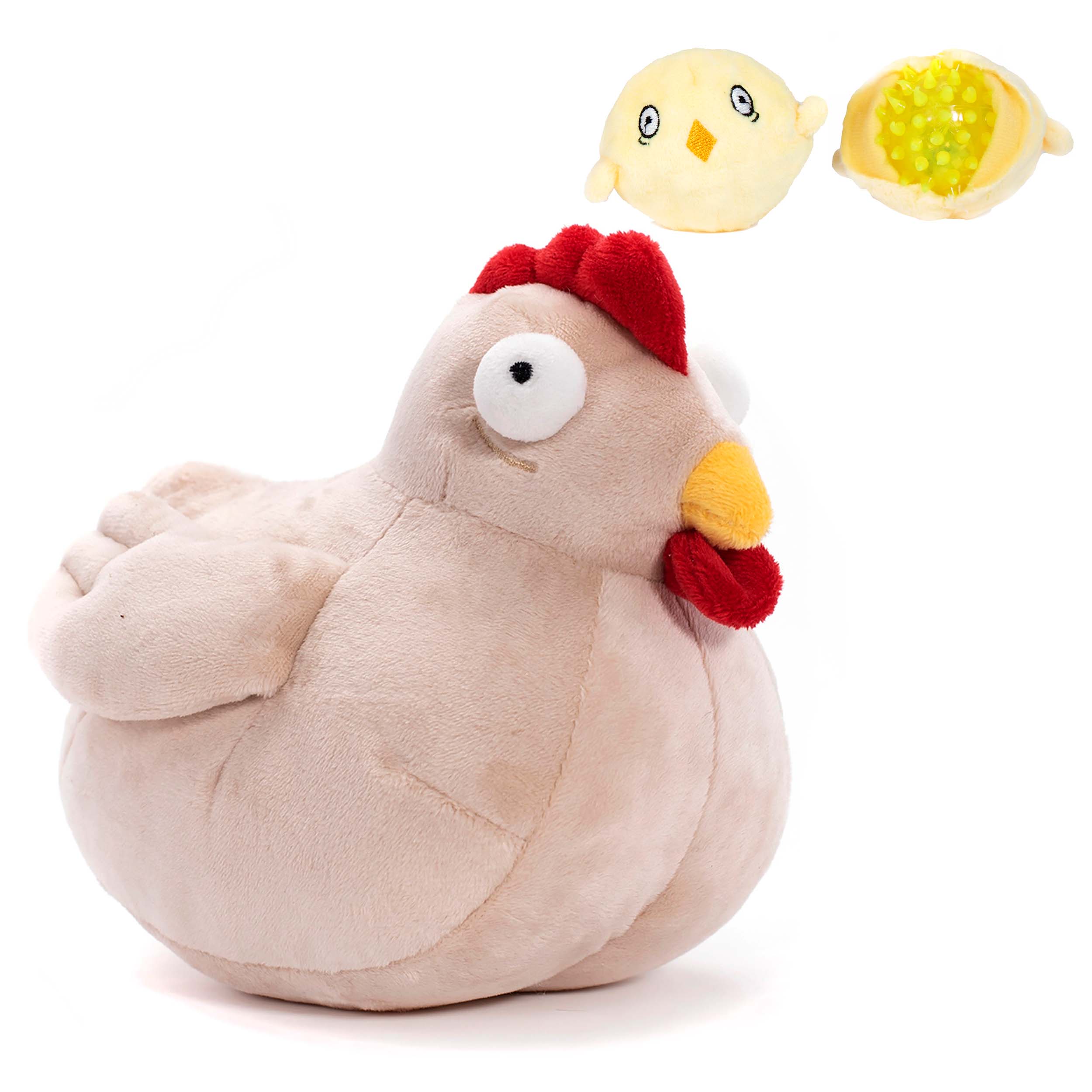 2 in 1 Plush Shark and Chicken Toys