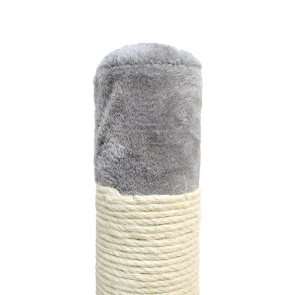 44" Interactive Cat Scratching Sisal Post for Cat Exercise and Play