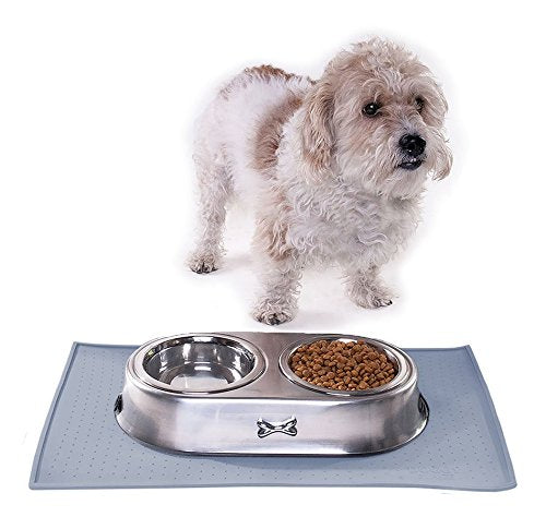 My Doggy Place Silicone Pet Dog Cat Raised Food Place Mat