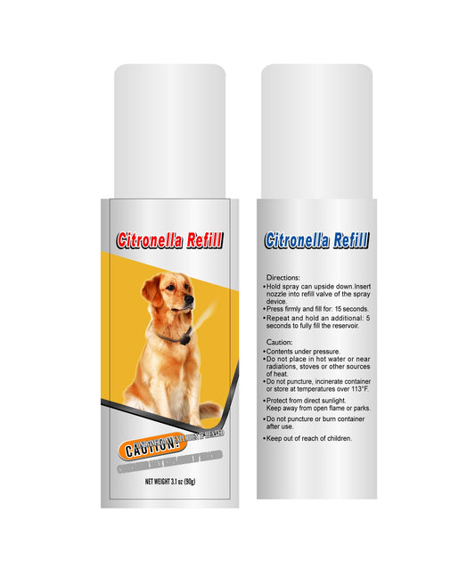 3 Oz Citronella Spray Refill for No Bark Collar - Multi-Pack Options