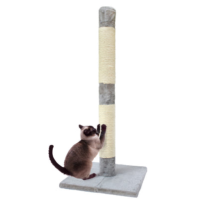 Colossal Cat Scratch Post - Deluxe Interactive Cat Scratching Sisal Posts Tree and Exerciser for Kitty