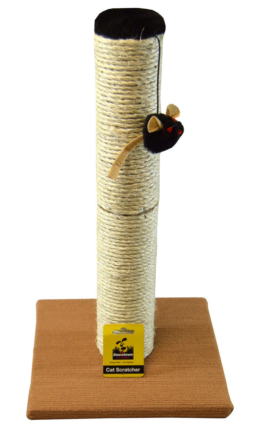 22" Cat Scratching Post with Ball Toy - Sisal Post