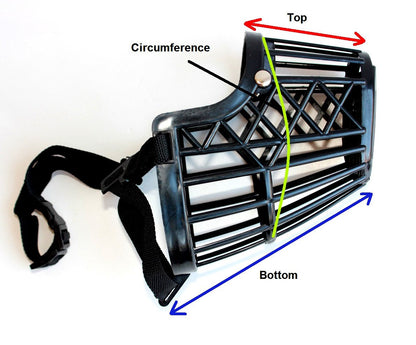 Dog Muzzle with Adjustable Strap - Multi-Pack and Color Options