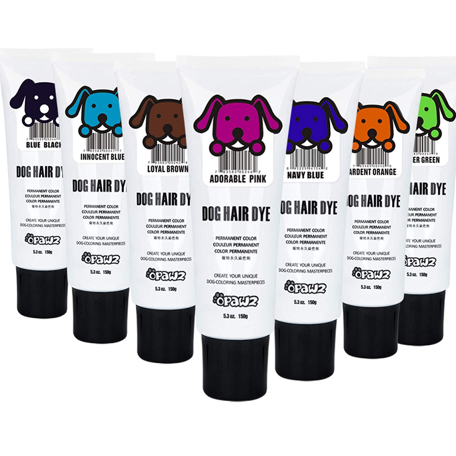 Dog hair outlet dye black